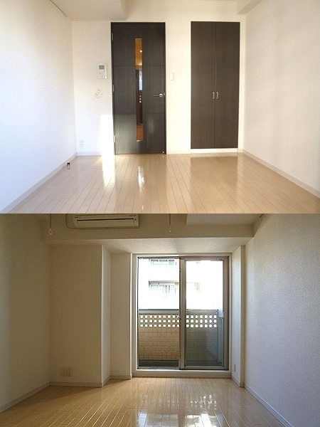 玄関側：バルコニー側